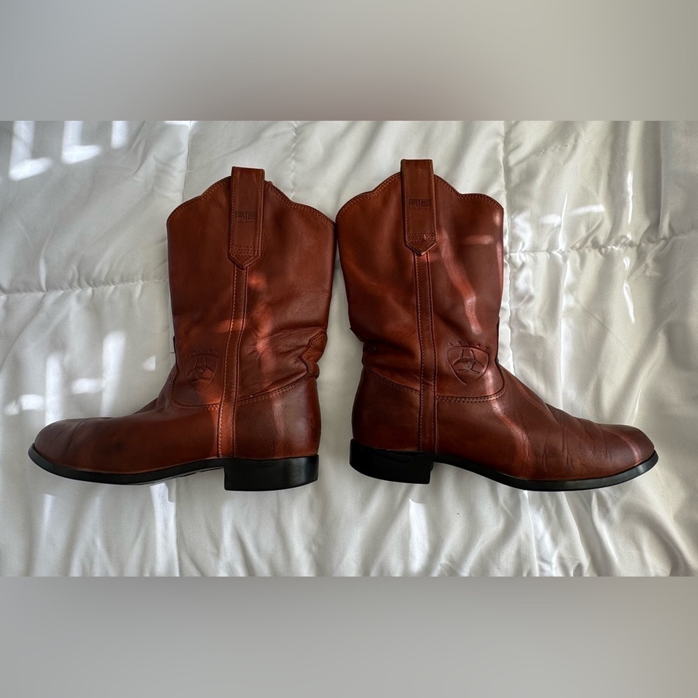 Ariat Women Brown Leather Western Boots - Picture 3 of 8